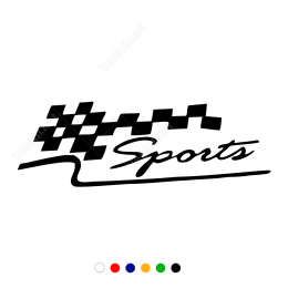 Sports Yazısı Arac Motor Sticker Çıkartma
