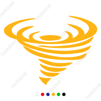 Stilize Edilmiş Tavus Kuşu Duvar Sticker -  60x47cm