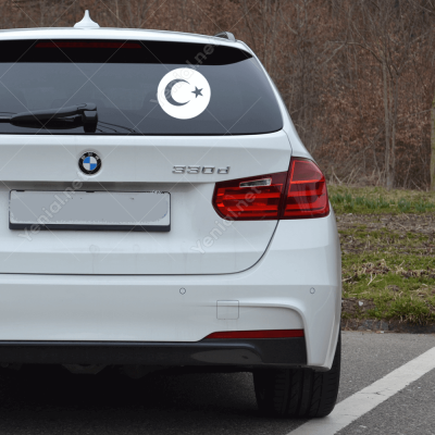 Türk Bayrağı Araç - Motosiklet Sticker Çıkartma
