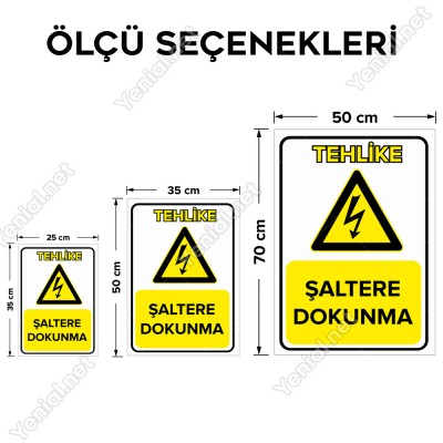 Şaltere Dokunma Levhası