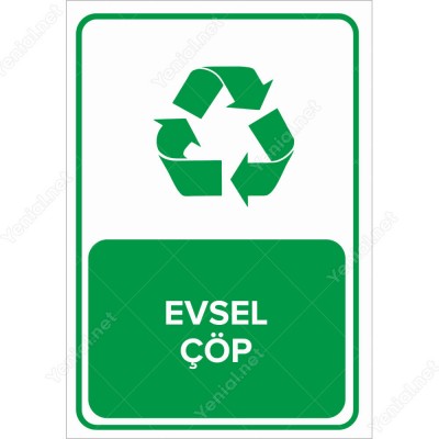 Evsel Çöp Levhası