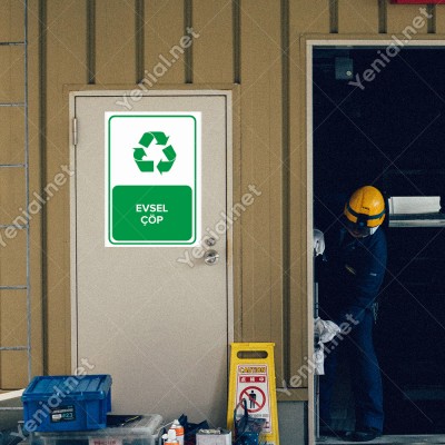 Evsel Çöp Levhası