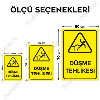 Düşme Tehlikesi Levhası