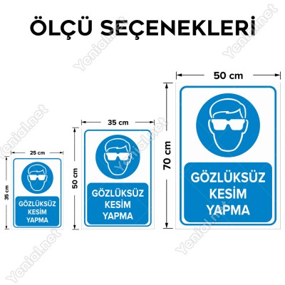 Gözlüksüz Kesim Yapma Levhası