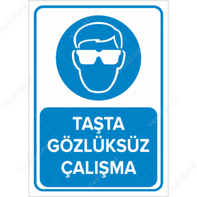 Taşta Gözlüksüz Çalışma Levhası