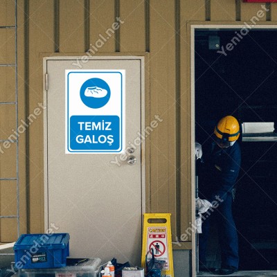Temiz Galoş Levhası
