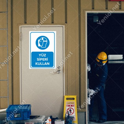 Yüz Siperi Kullan Levhası