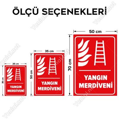 Yangın Merdiven Levhası