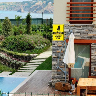 Dikkat Köpek Var Dobermen Levhası