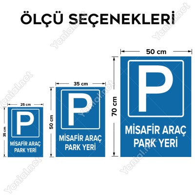 Misafir Park Yeri Levhası
