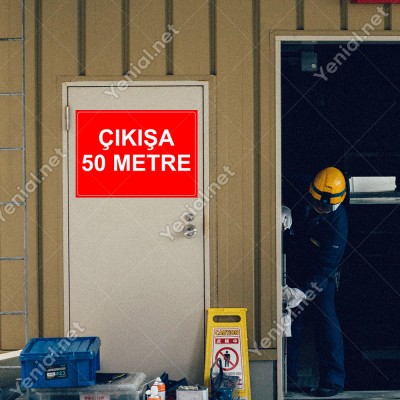 Cıkısa 50 Metre Levhası